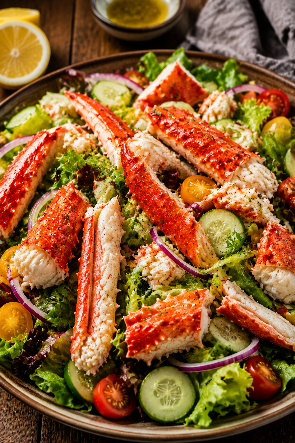 🔥 Wild-Caught King Crab Legs – Huge Meaty Legs, Premium Seafood Quality, Perfect For Family Feasts & Celebrations