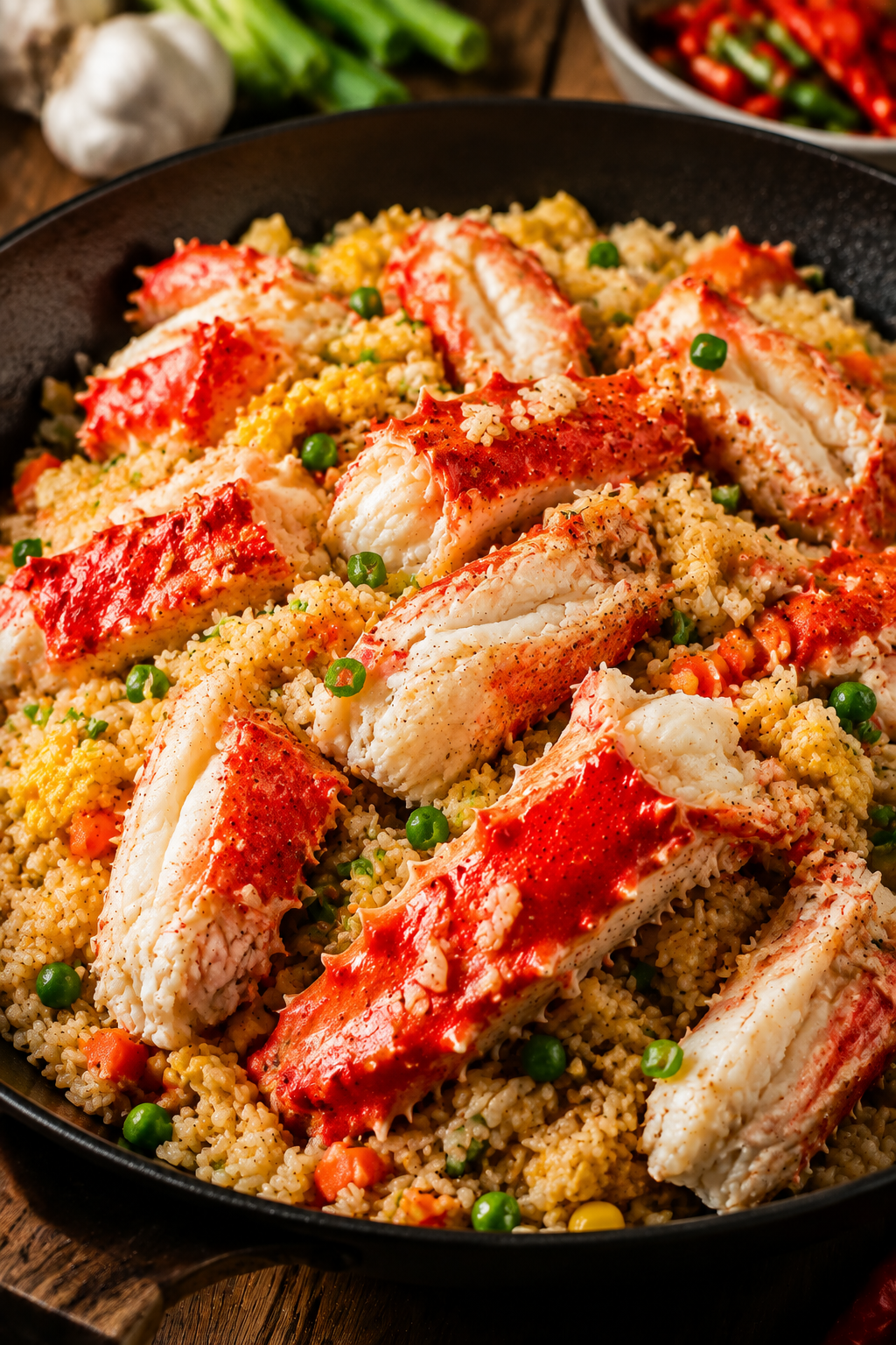 🔥 Wild-Caught King Crab Legs – Huge Meaty Legs, Premium Seafood Quality, Perfect For Family Feasts & Celebrations