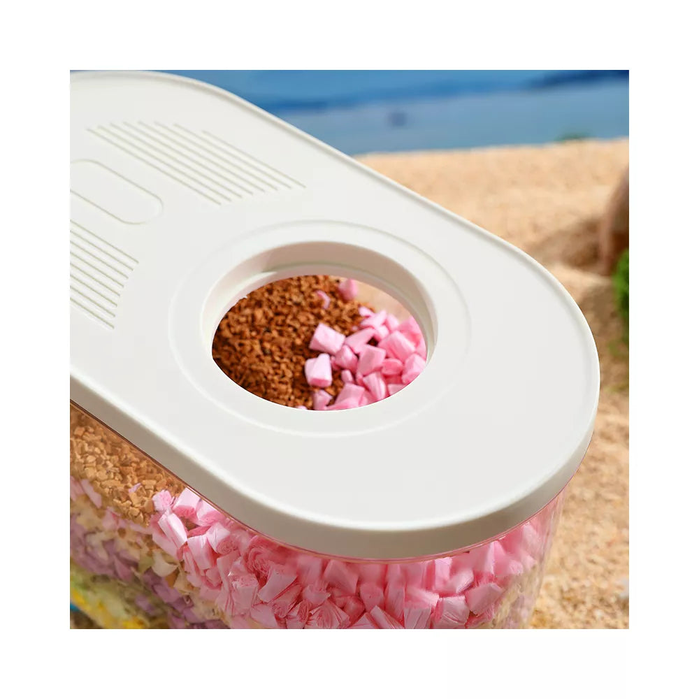 Transparent Elliptical Hamster Digging Box