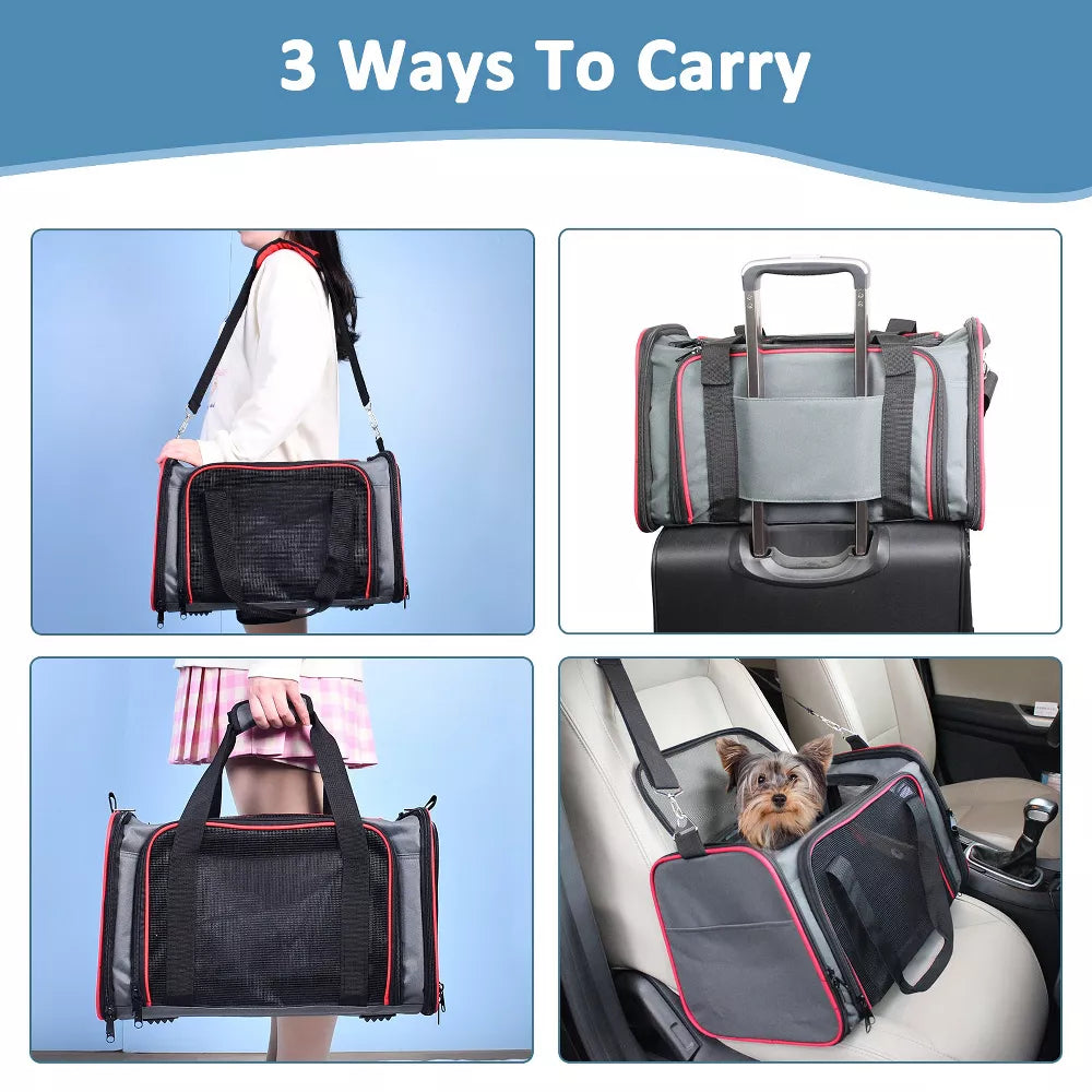 Airline Approved Soft-Sided Pet Travel Carrier