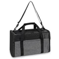 Grey Dual-Opening Soft Pet Travel Carrier